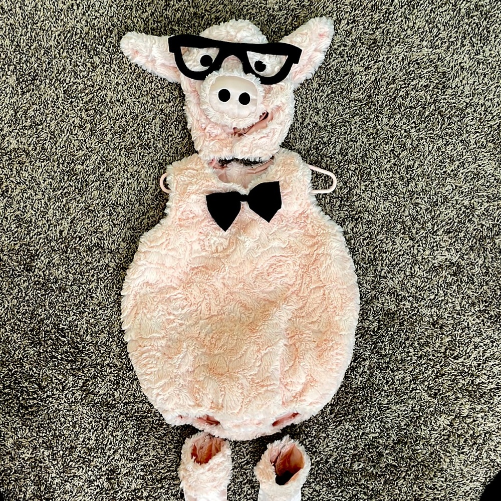 Hipster Pig Toddler Costume